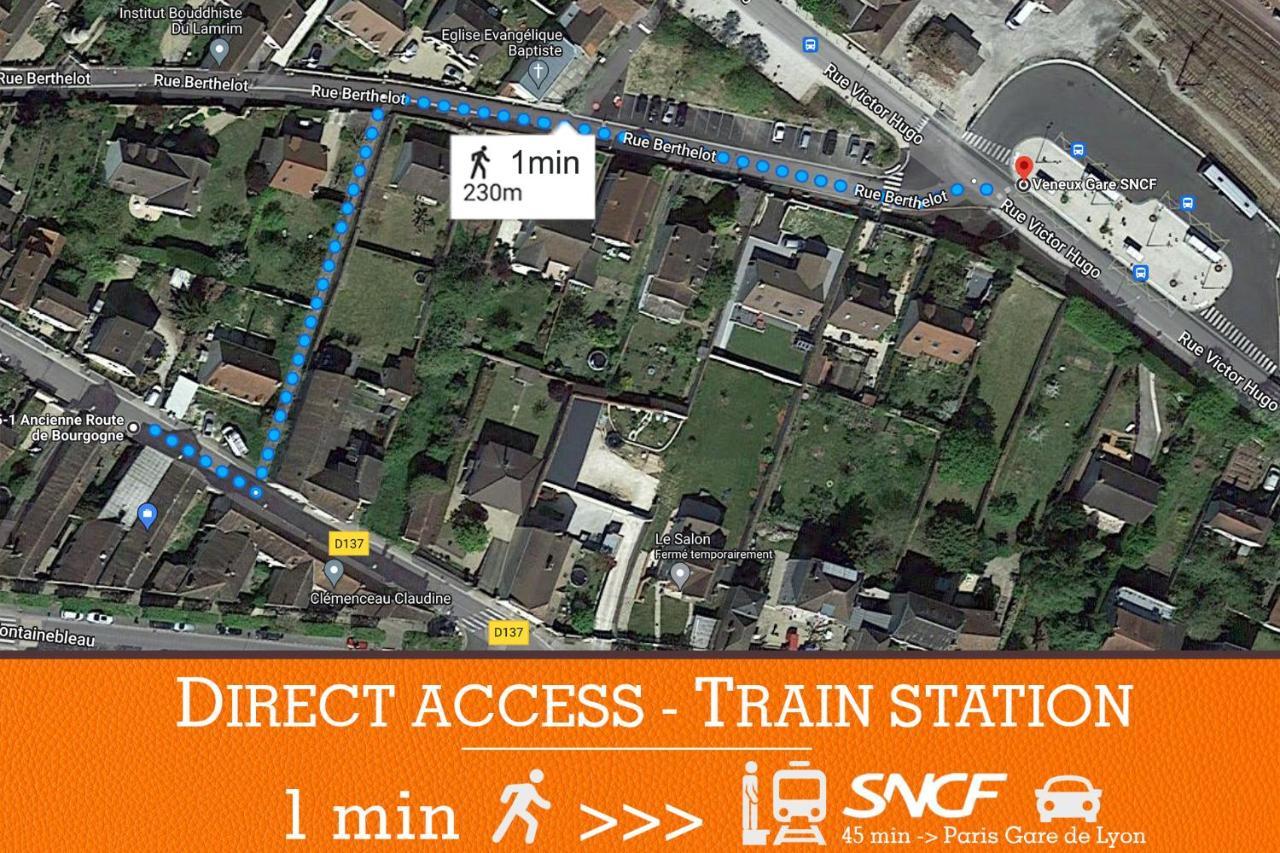 Veneux-les-SablonsDuplex standing 7min➤Fontainebleau-INSEAD⎮45min➤Paris公寓 外观 照片